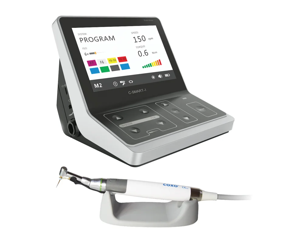 Эндомотор стоматологический со встроенным апекслокатором, с  фиброоптикой,со скоростью работы мотора 150-650 об/мин - C-SMART-I Pro