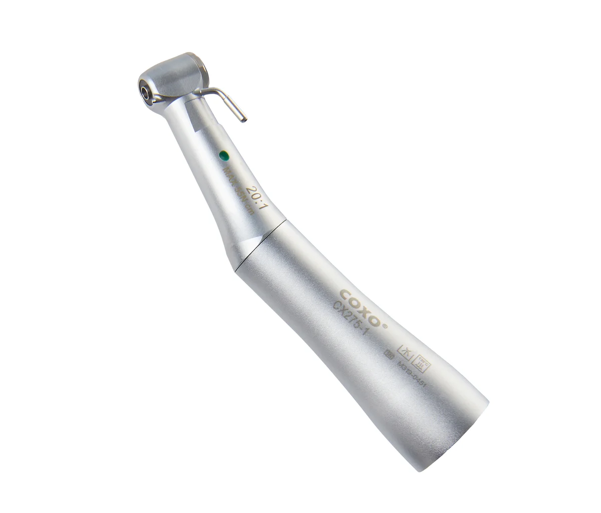 Угловой понижающий наконечник COXO CX275-1, 20:1, с фиброоптикой