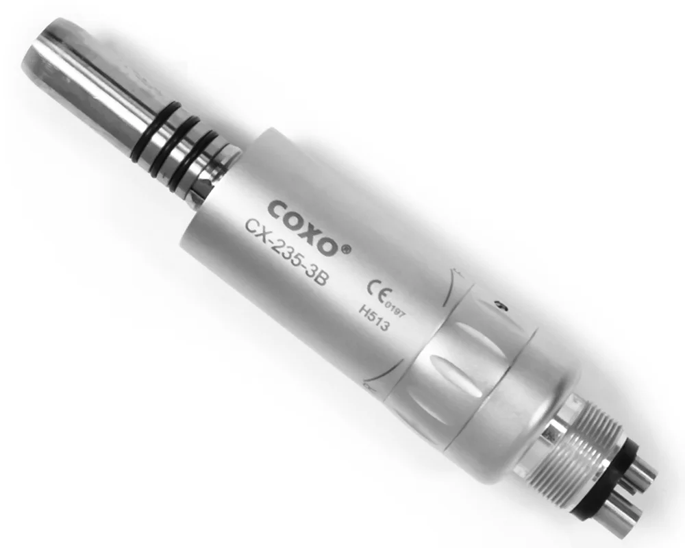 Воздушный микромотор - CX235-3B, без света, с внутренним охлаждением , с четырехканальным соединением Midwest — Микромоторы